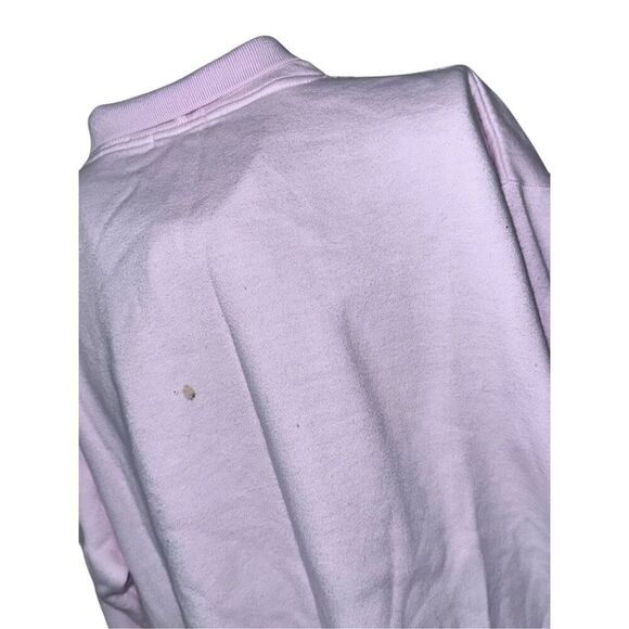 Vintage 90s Kawaii Lauren Brooke Collared Sweatshirt Pastels Duck hearts Geese S - Picture 6 of 11